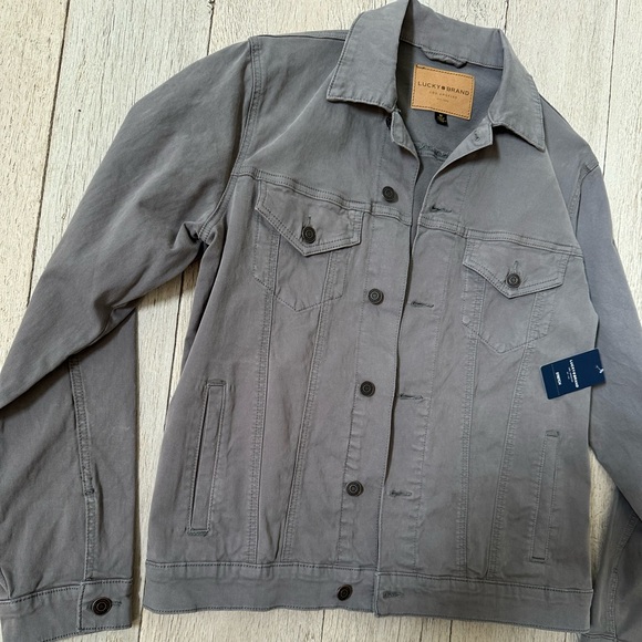 Lucky Brand Men's Charcoal Shirt Jacket - Picture 4 of 12